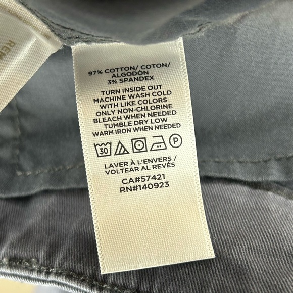 LOFT The Slim Blue-Gray Pants Size 16T - Picture 5 of 6